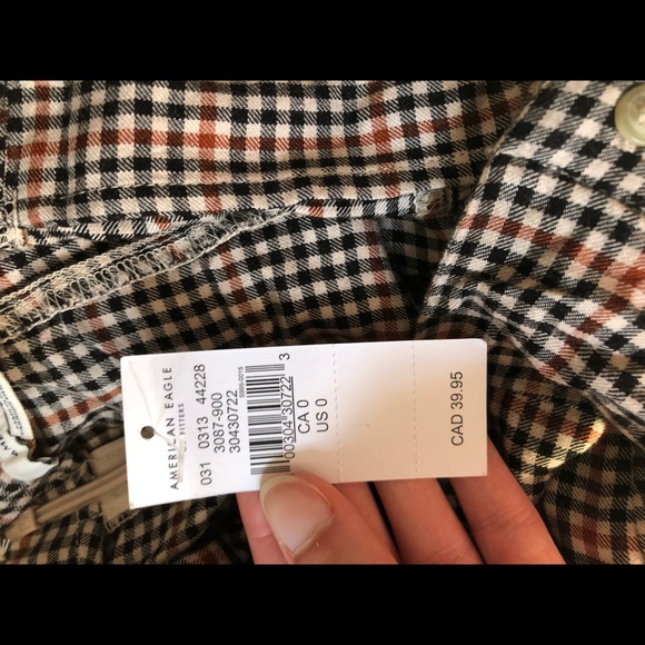 AMERICAN EAGLE BRAND NEW PLAID MINI SKIRT - Picture 4 of 4